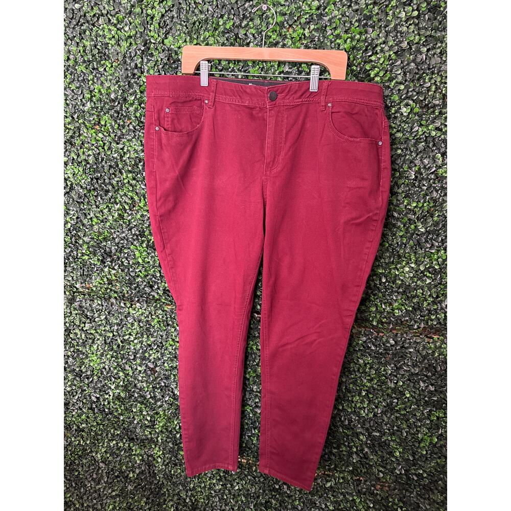 EST. 1946 Denim, Maroon Pants, Classic, Women’s size 20W